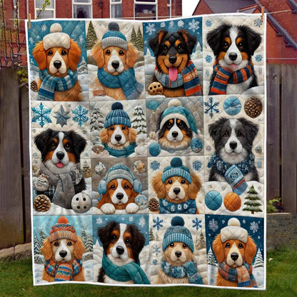 Winter Dog Blanket - D273 - Premium Blanket