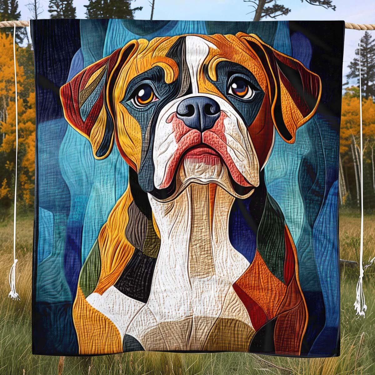 Boxer Dog Blanket - D289 - Premium Blanket