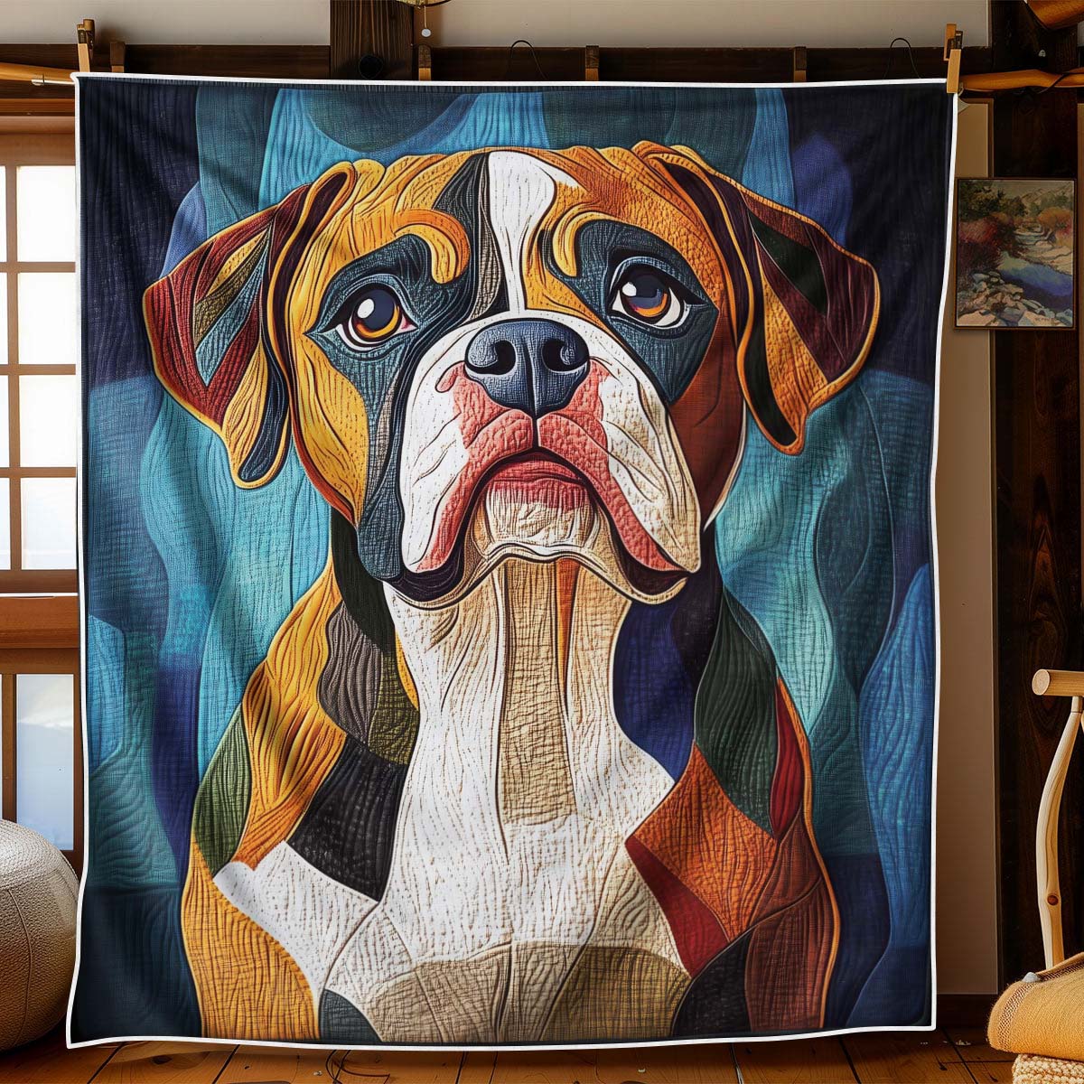 Boxer Dog Blanket - D289 - Premium Blanket