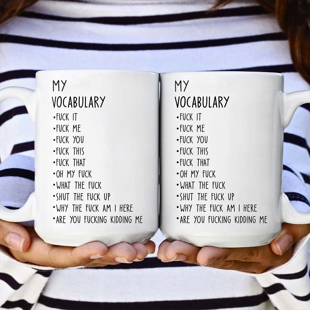 Funny Mug - Vocabulary - Coffee Mug