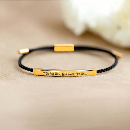 I Do My Best God Does The Rest Tube Bracelet