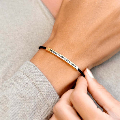 Somebody's Unfiltered Aunt Tube Bracelet