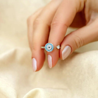 To My Daughter - Evil Eye Fidget Ring