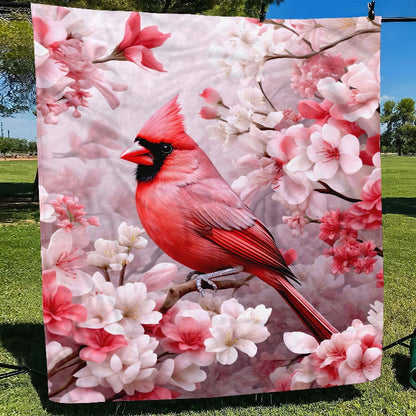 Cherished Memories Cardinal Blanket - F605 - Premium Blanket