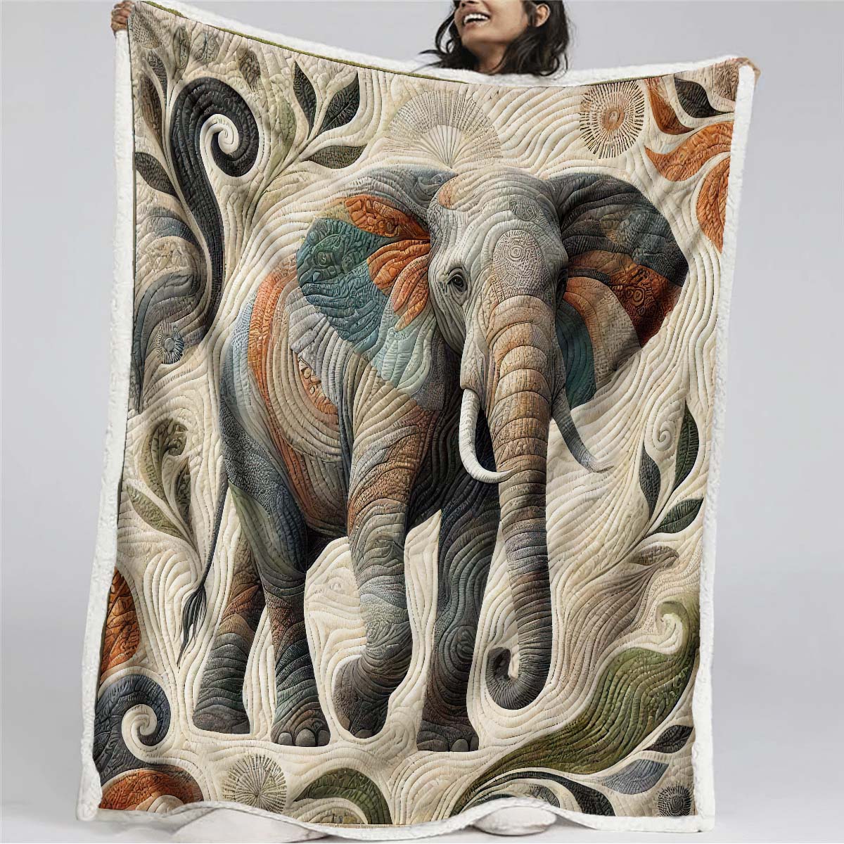 Elephant Blanket - H187 - Premium Blanket