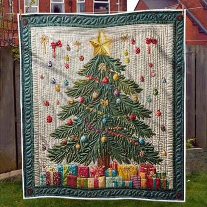 Christmas Tree & Star Winter Blanket - H201 - Premium Blanket