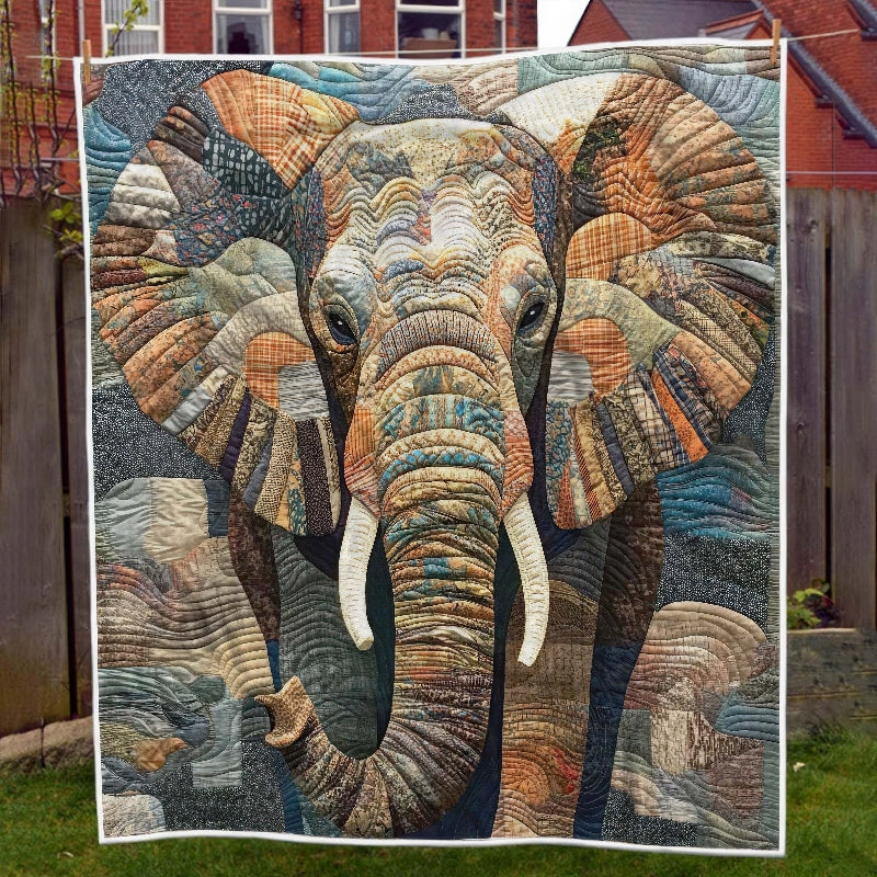 Stunning Elephant Blanket - H203 - Premium Blanket