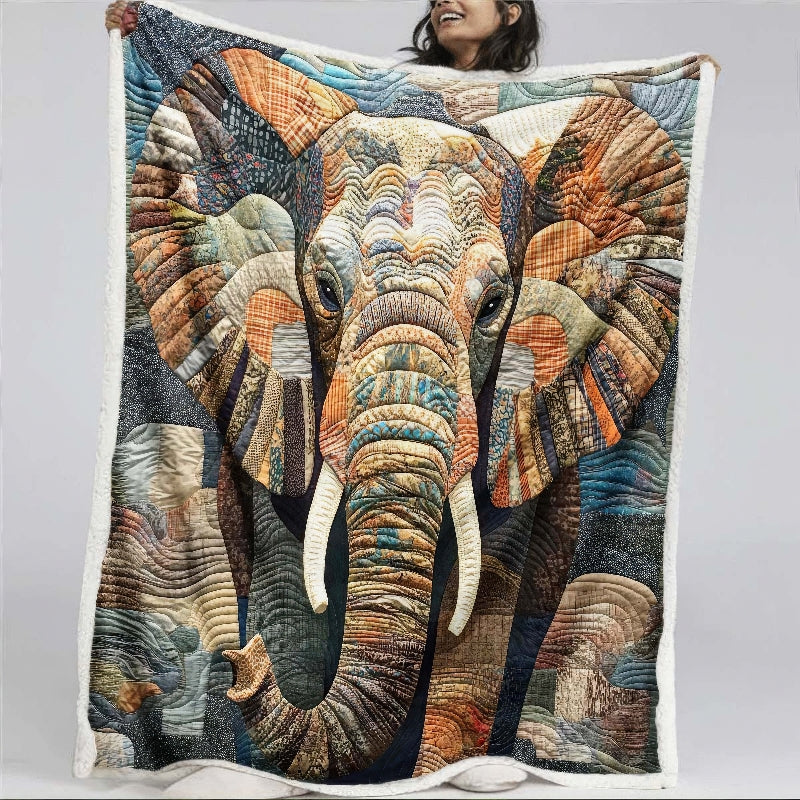 Stunning Elephant Blanket - H203 - Premium Blanket