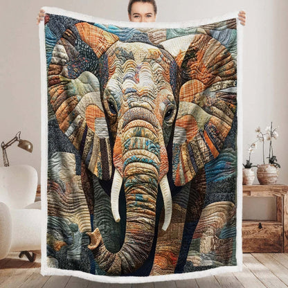 Stunning Elephant Blanket - H203 - Premium Blanket