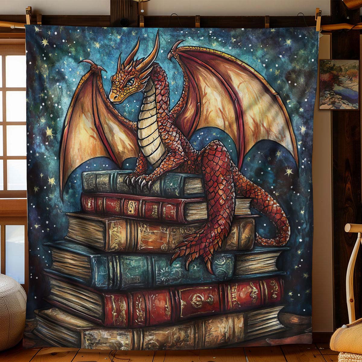 Wisdom Dragon Starry Blanket - H209 - Premium Blanket