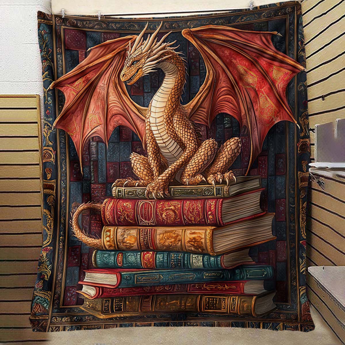 Wisdom Dragon Blanket - H211 - Premium Blanket