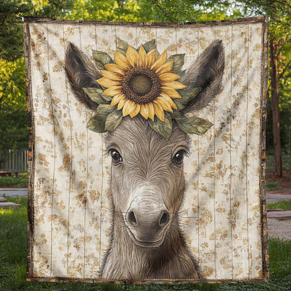 Sunflower Serenity Donkey Blanket - H224 - Premium Blanket