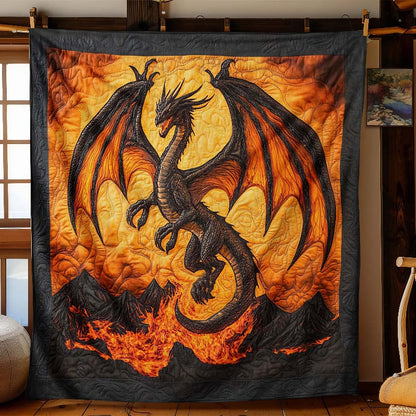 Lava Dragon Blanket - H245 - Premium Blanket