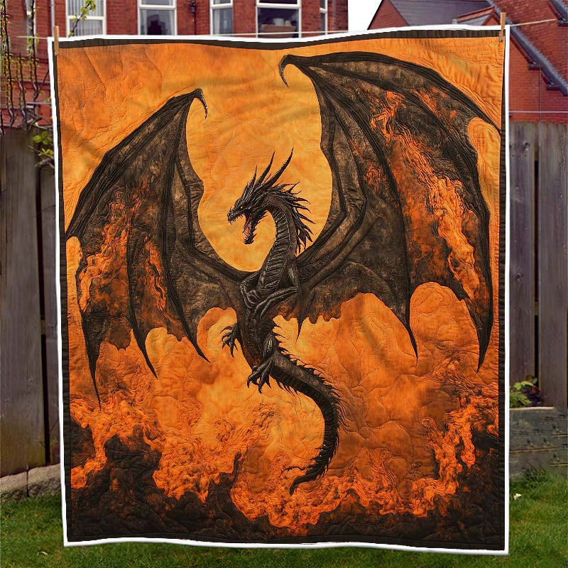 Lava Dragon Blanket - H246 - Premium Blanket