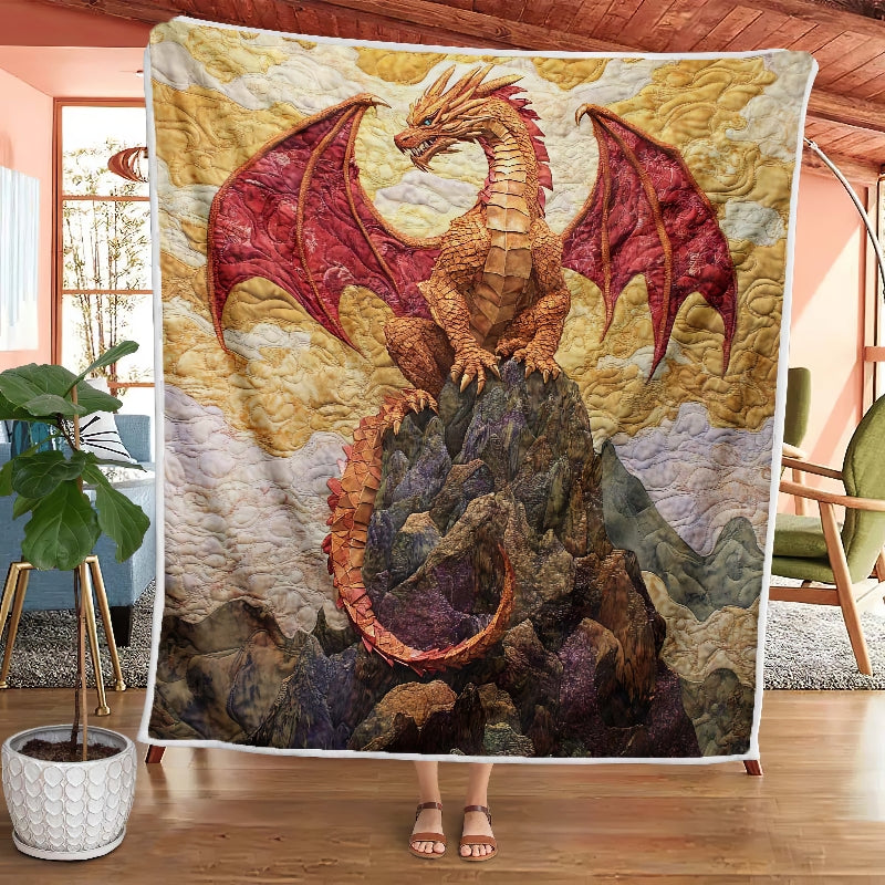 Mystic Realms Dragon Blanket - H249 - Premium Blanket