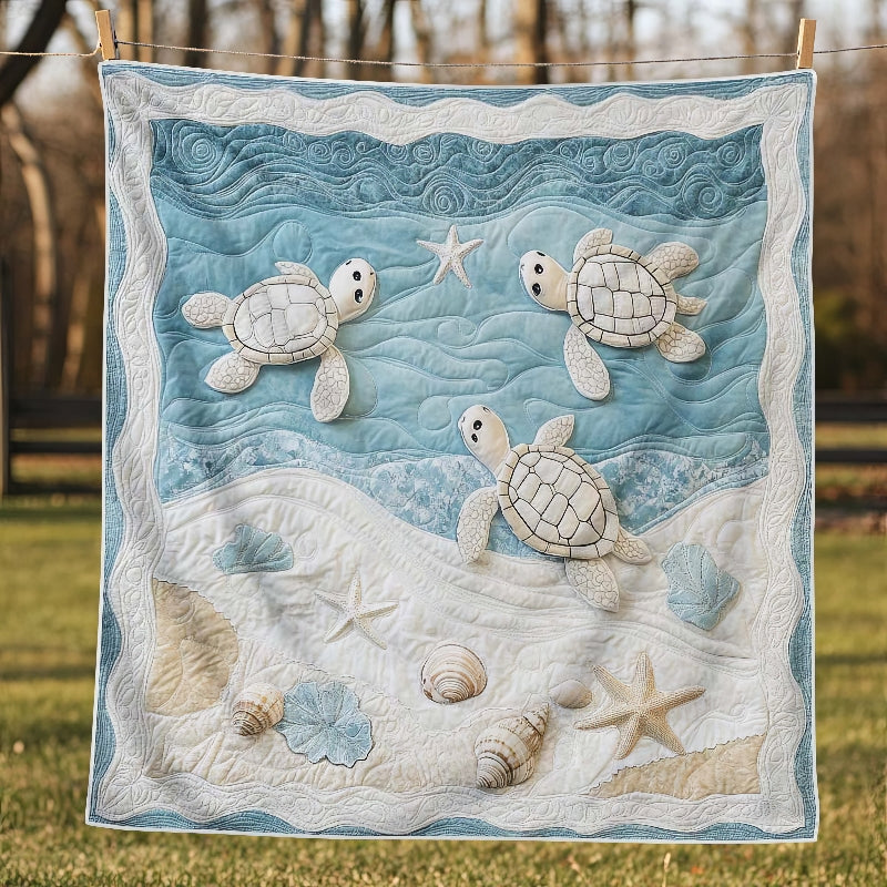 Marine Sea Turtles Blanket - H268 - Premium Blanket