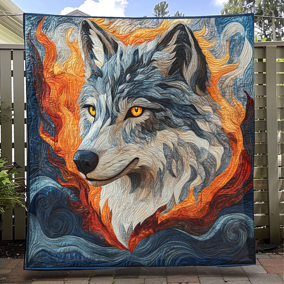 Majestic Wolf Blanket - H273 - Premium Blanket