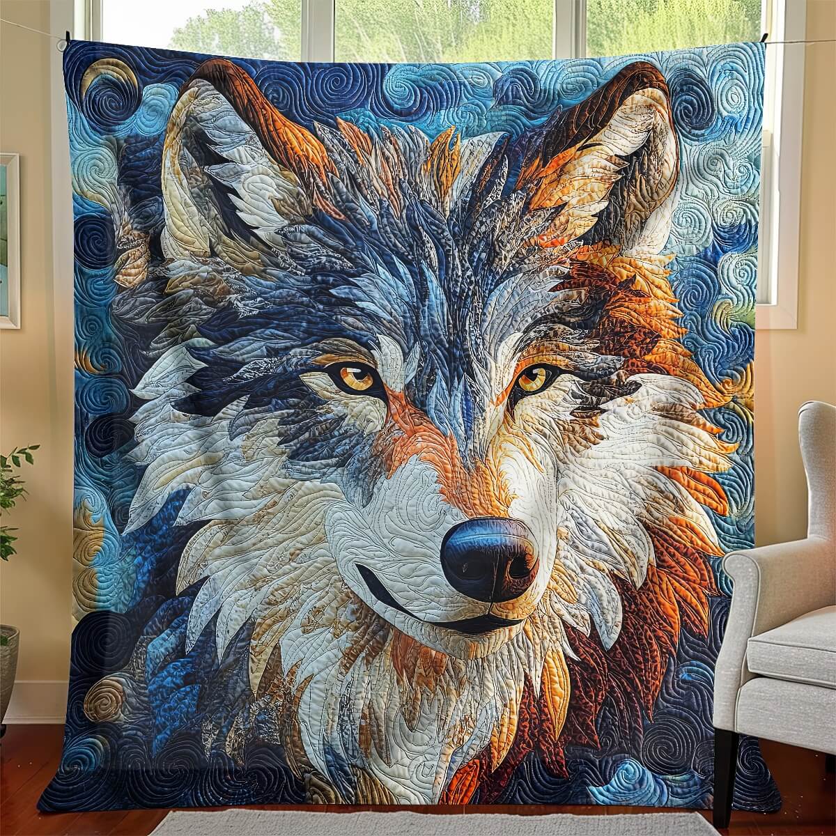 Majestic Wolf Blanket - H276 - Premium Blanket