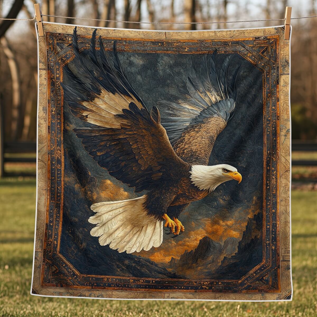 Soaring Eagle Blanket - H285 - Premium Blanket