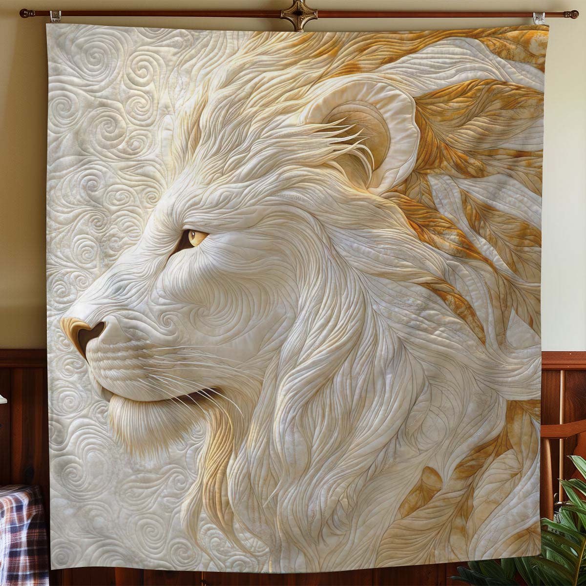 Majestic Lion Blanket - H313 - Premium Blanket