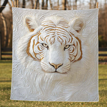 Power of The White Tiger Blanket - H317 - Premium Blanket