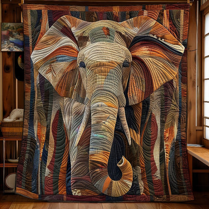 Midnight Wanderer Elephant Blanket - H324 - Premium Blanket