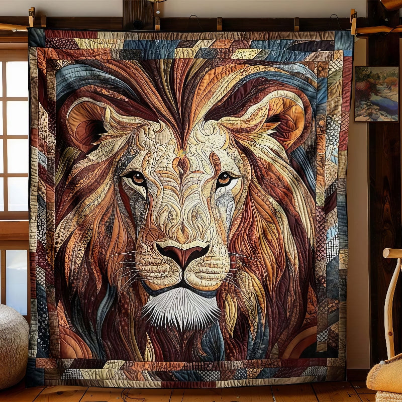 Courageous Native Lion King Blanket - H328 - Premium Blanket