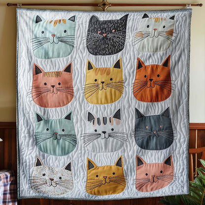 Colorful Kitty Carnival Blanket - H333 - Cat Premium Blanket