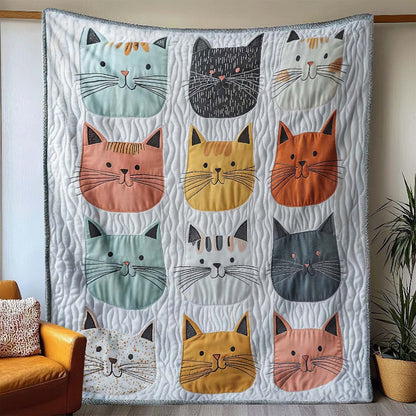 Colorful Kitty Carnival Blanket - H333 - Cat Premium Blanket