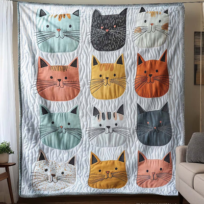 Colorful Kitty Carnival Blanket - H333 - Cat Premium Blanket