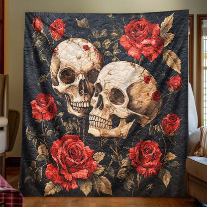 Together Forever Skull Blanket - H340 - Premium Blanket