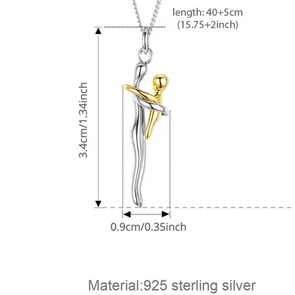 Forever Bond - Mother & Child Hug Necklace