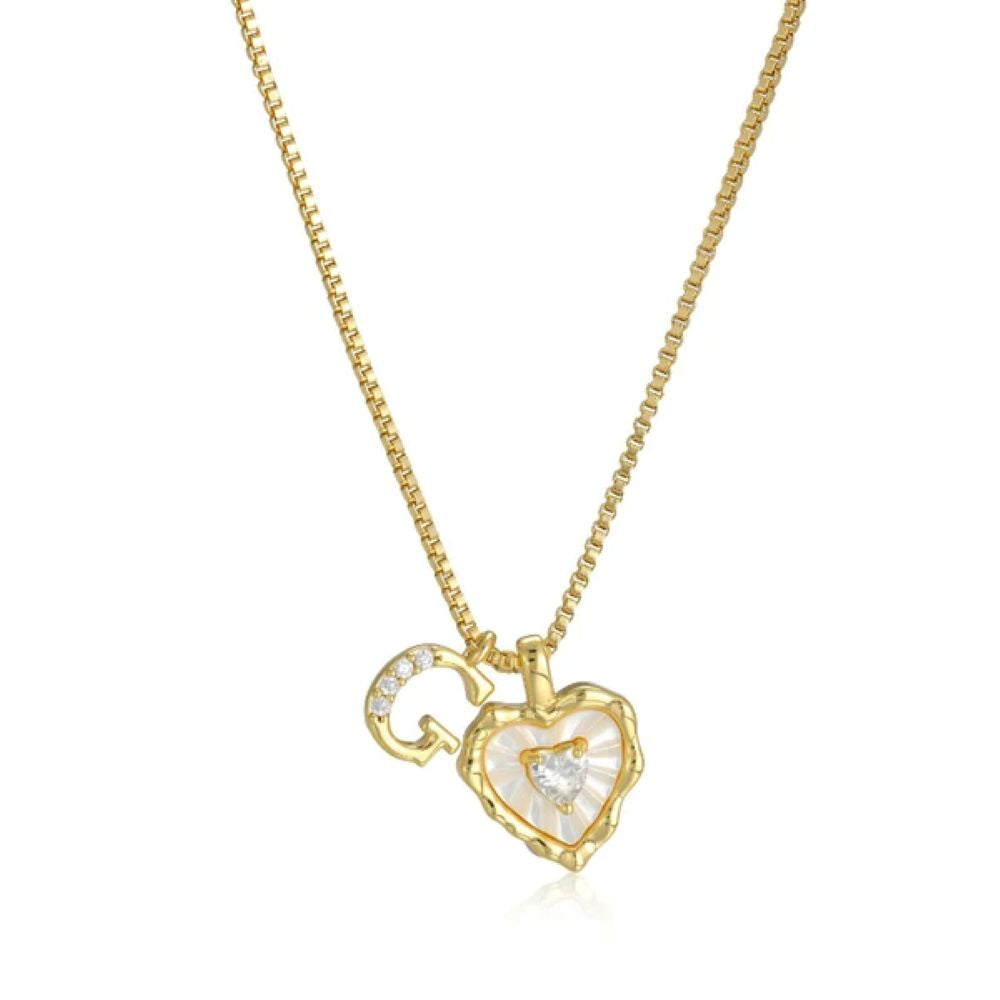 Initial Heart Necklace (Set of 3) - Buy 1 Get 2 Free