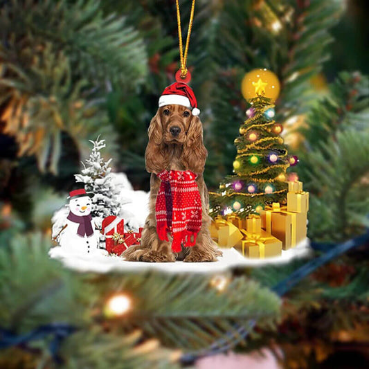 Cocker Spaniel Christmas Ornament SM077