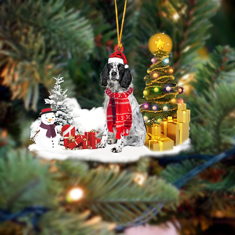 English Springer Spaniel Christmas Ornament SM105