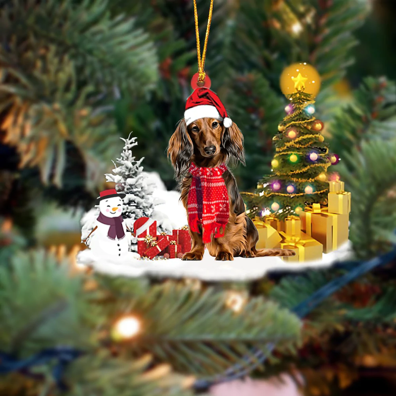 Dachshund Christmas Ornament SM106