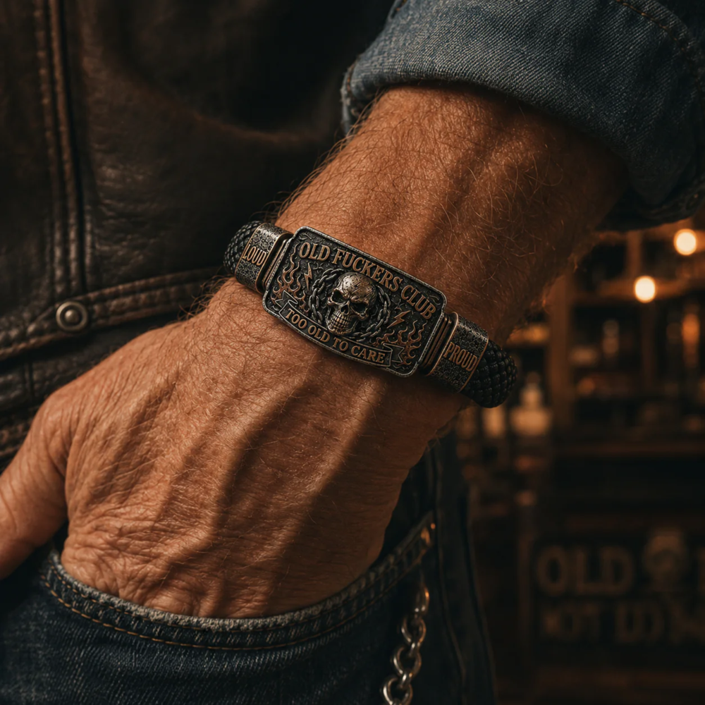 Old Fuckers Club & Wild Freedom, Limited Edition Vintage Bracelet
