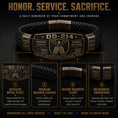 DD-214 Veteran Honor Bracelet