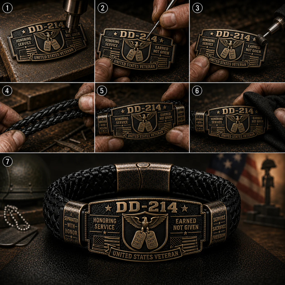 DD-214 Veteran Honor Bracelet