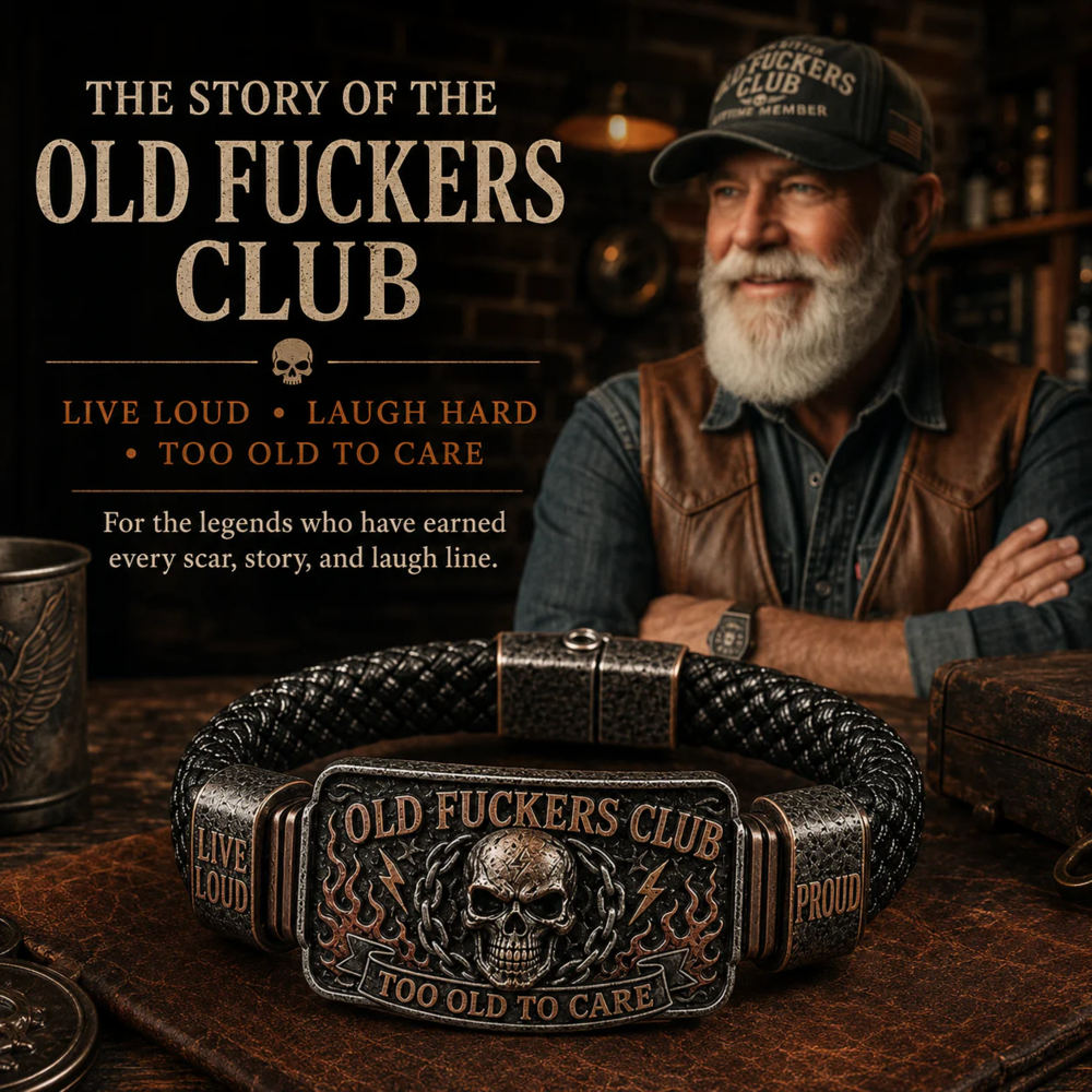 Old Fuckers Club & Wild Freedom, Limited Edition Vintage Bracelet
