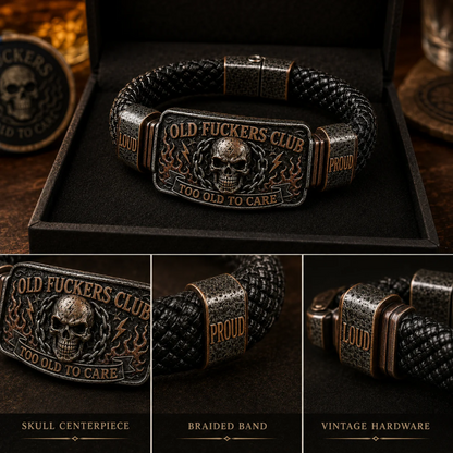 Old Fuckers Club & Wild Freedom, Limited Edition Vintage Bracelet