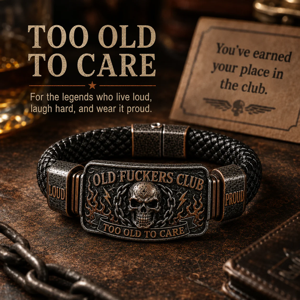 Old Fuckers Club & Wild Freedom, Limited Edition Vintage Bracelet