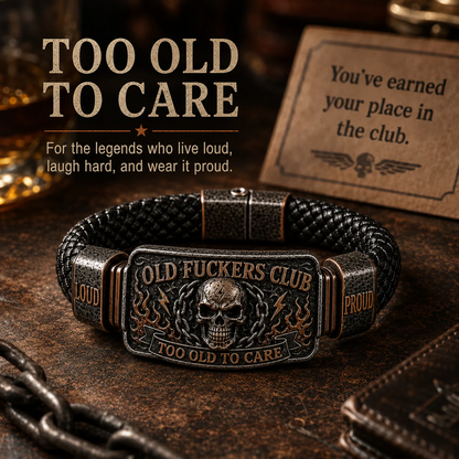 Old Fuckers Club & Wild Freedom, Limited Edition Vintage Bracelet