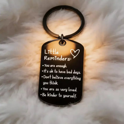 Inspirational keychain as a thoughtful encouragement gift for a friend
