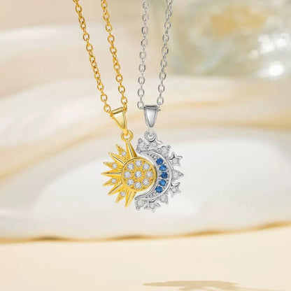 Sun & Moon Bracelet Set, Stackable Celestial Charm Bracelets