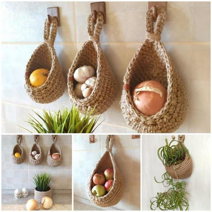 Hanging Wall Vegetable Fruit Baskets