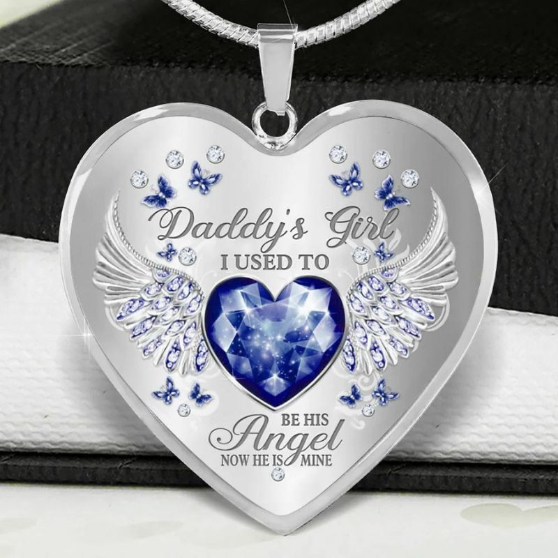 Daddy's Girl Heart Necklace