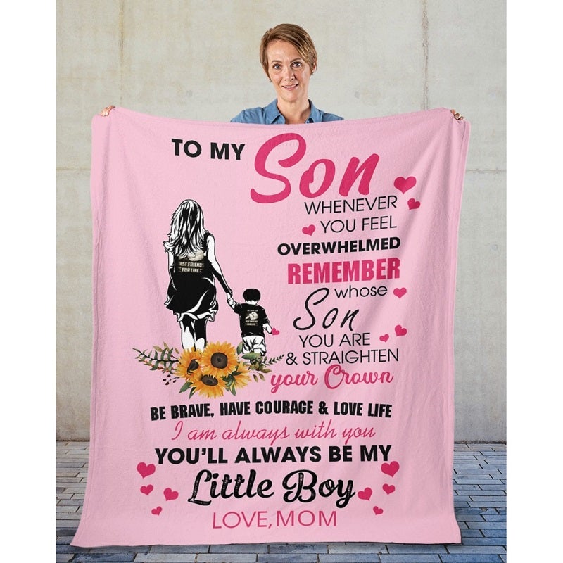 To My Son - From Mom - A327 - Premium Blanket