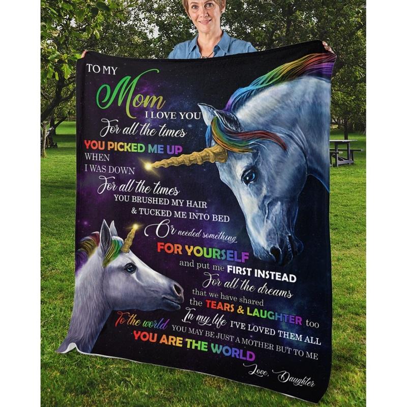 To My Mom - From Daughter - A317 - Premium Blanket