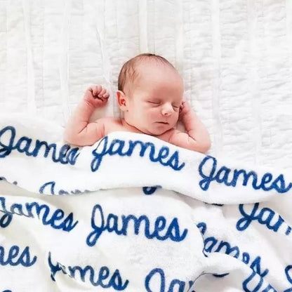 Personalized Super Soft Name Family Blanket